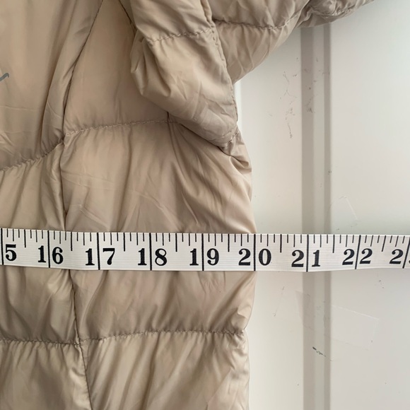 Eddie Bauer Women's Beige Hooded Puffer Coat - Picture 10 of 14